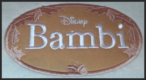 Deer Logo Applique Embroidery Design