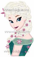 Cold Queen Fever Applique Embroidery Design