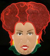 Hocus Pocus Winifred Sanderson Applique Embroidery Design