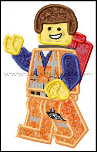 Plastic Boy Applique Embroidery Design