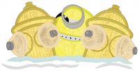 Evil Helper Hydrant Applique Embroidery Design