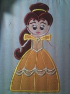 Petite Princess Beautygirl Applique Embroidery Design