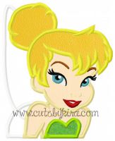Tinker Fairy Applique Embroidery Design