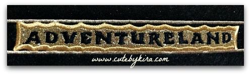 Adventureland Logo Applique Embroidery Design