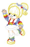 Rainbow Girl Applique Embroidery Design